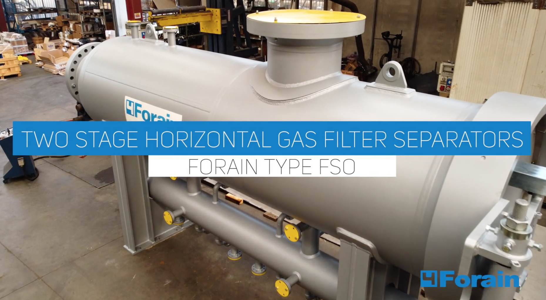 Filtro separatore a gas a due stadi